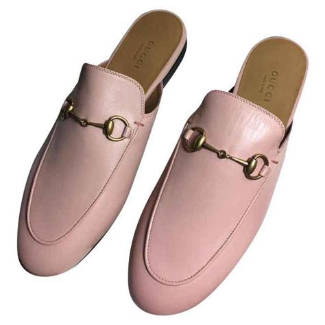 gucci leather slippers ebay|Gucci princetown leather slippers.